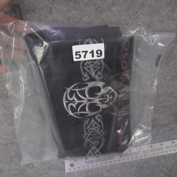 Harley-Davidson Shirt Mens Large Black Tribal Graphic Juneau Avenue Milwaukee - Picture 8 of 8